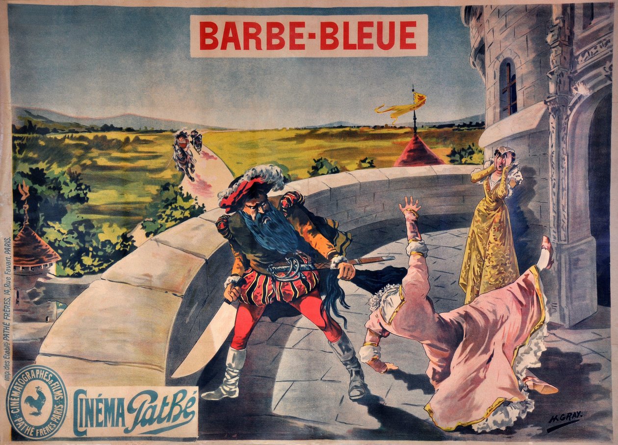 " Barbablù" da Henri (1858-1924) Gray