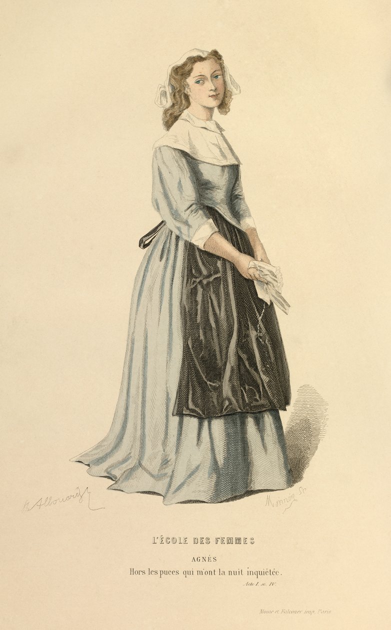 Costume per il ruolo di Agnes da Henri Allouard
