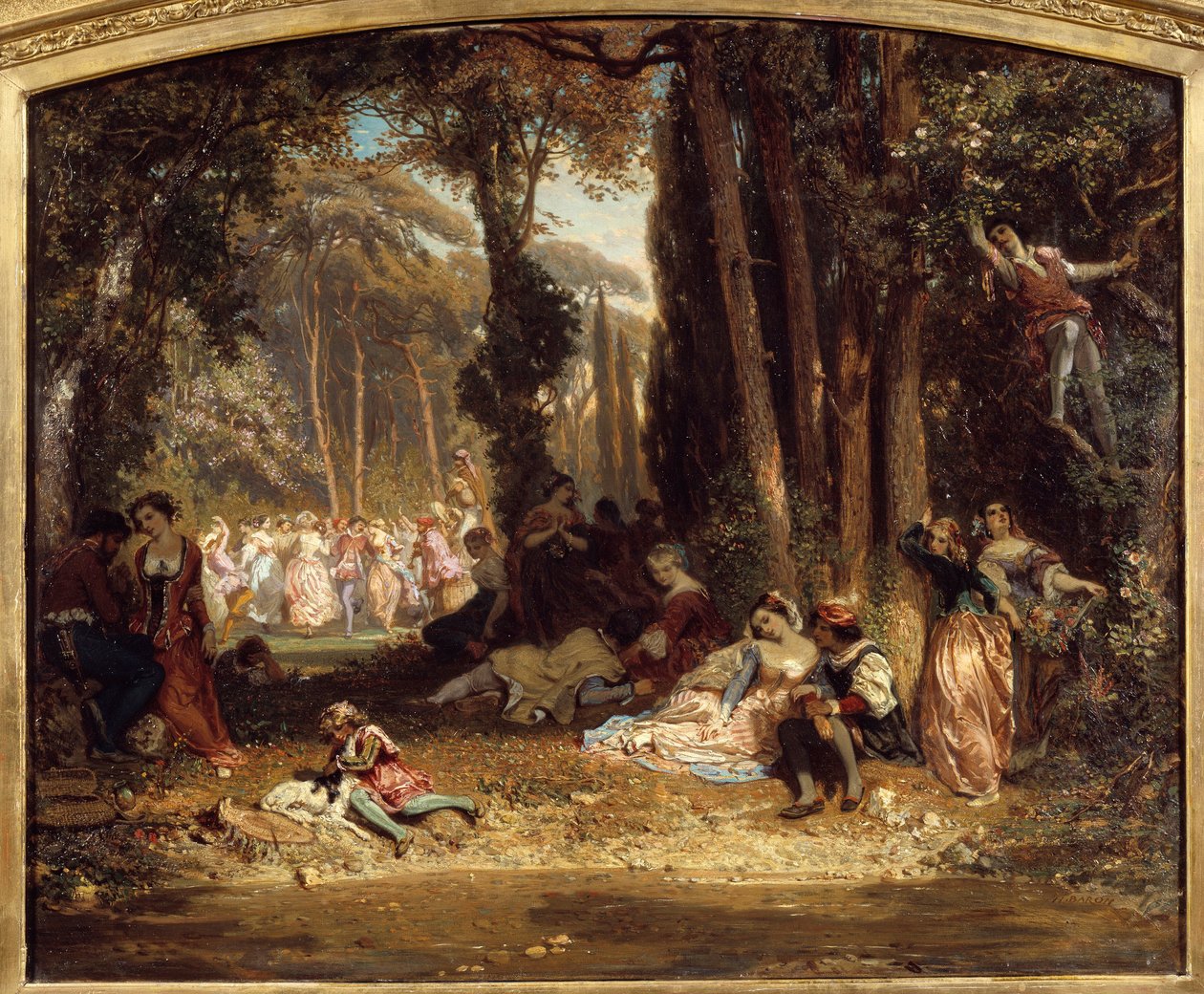 Festa di primavera in Toscana da Henri Baron