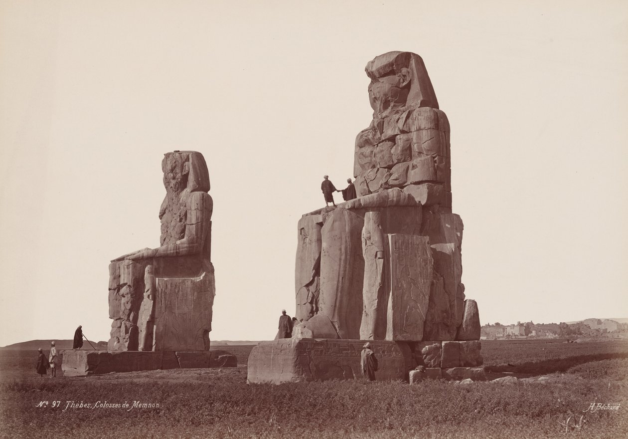 Tebe, Colossi di Memnon (Tebe, Colossi di Memnon), anni 