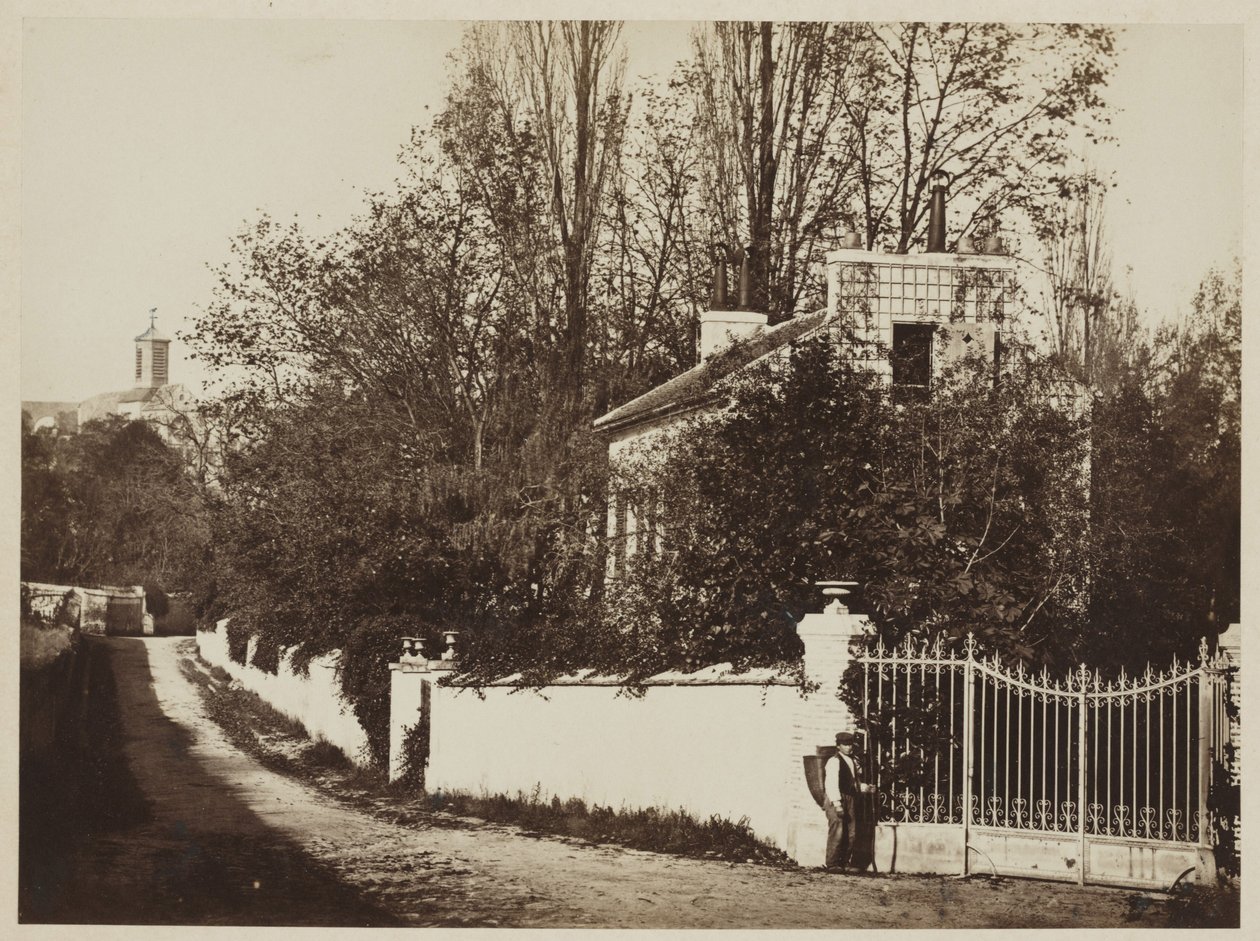 Strada a Louveciennes da Henri Bevan