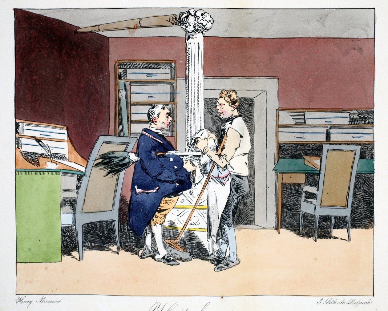 Otto ore, illustrazione da 