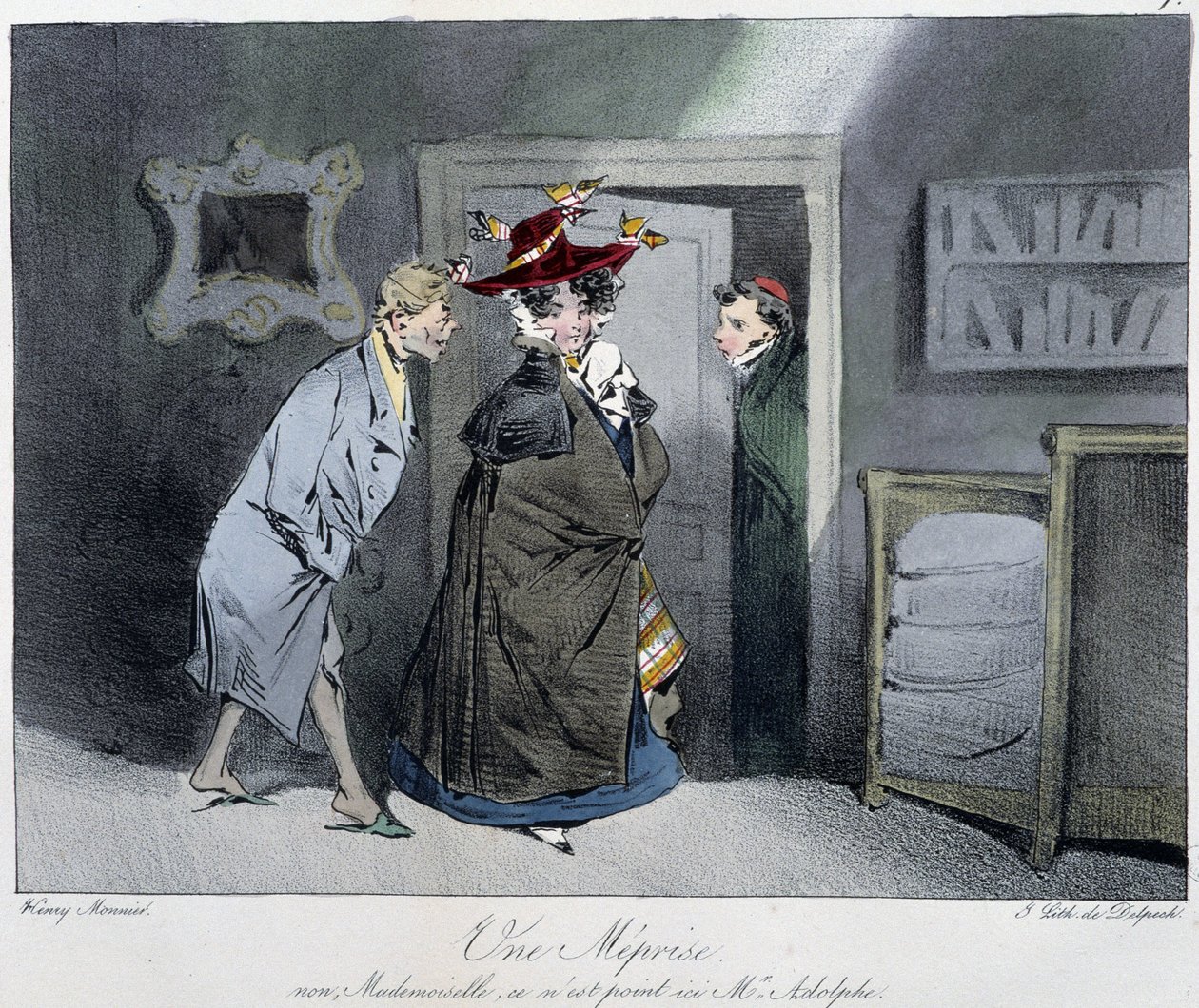 Une méprise: “No, mademoiselle, c