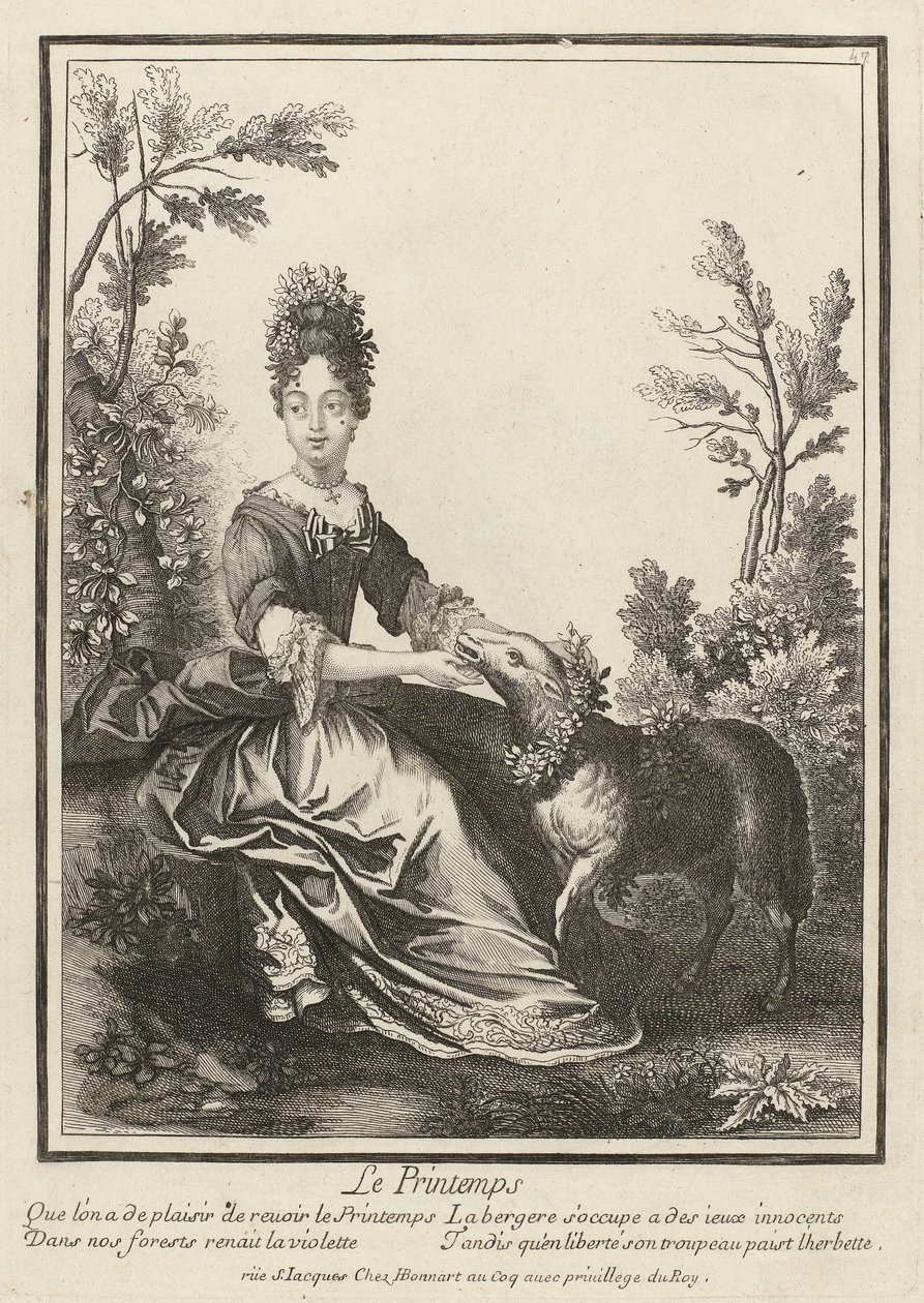 Primavera (Le Printemps) da Henri Bonnart (possibly)