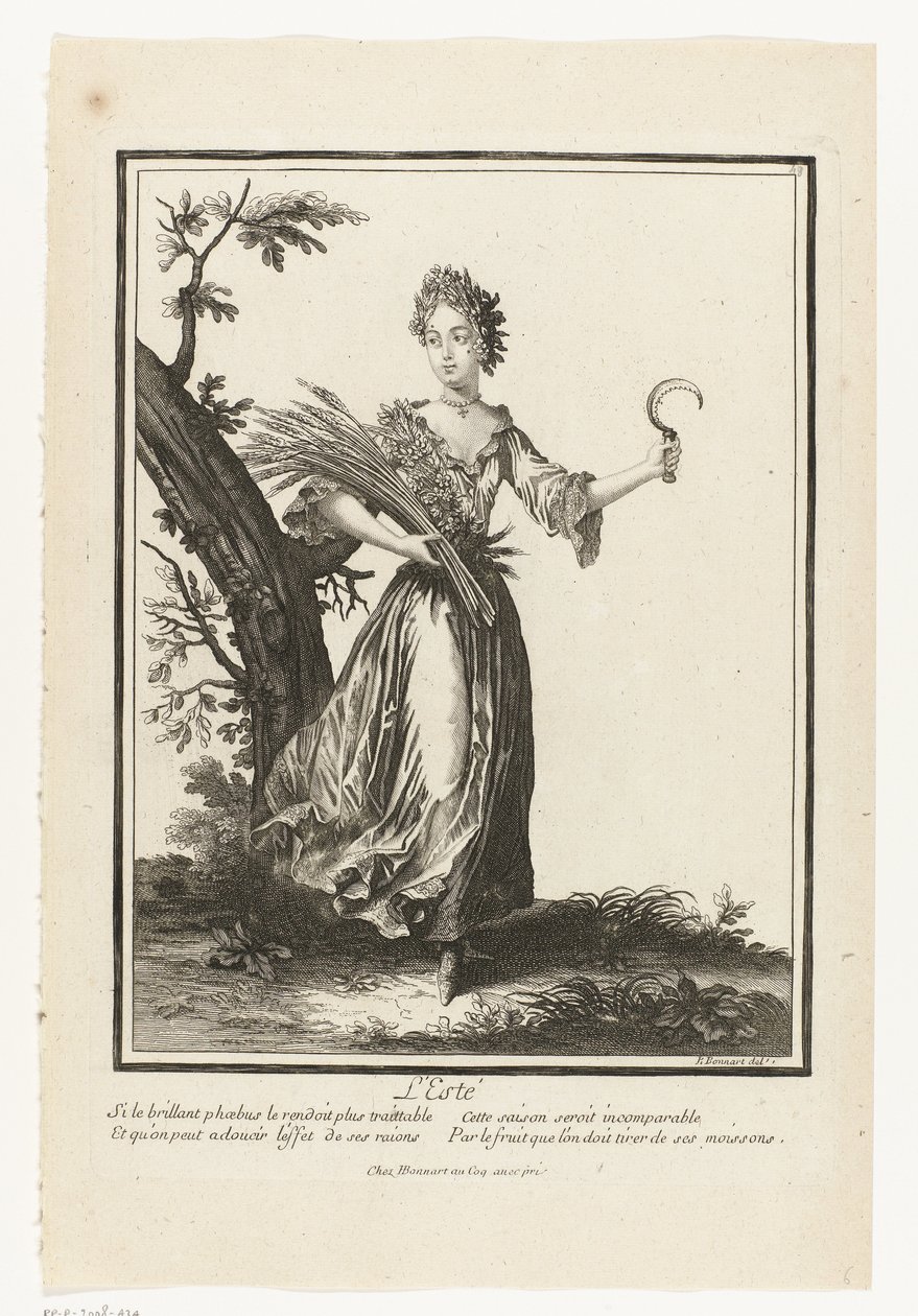 Estate (Personificazioni delle quattro stagioni) da Henri Bonnart (possibly)