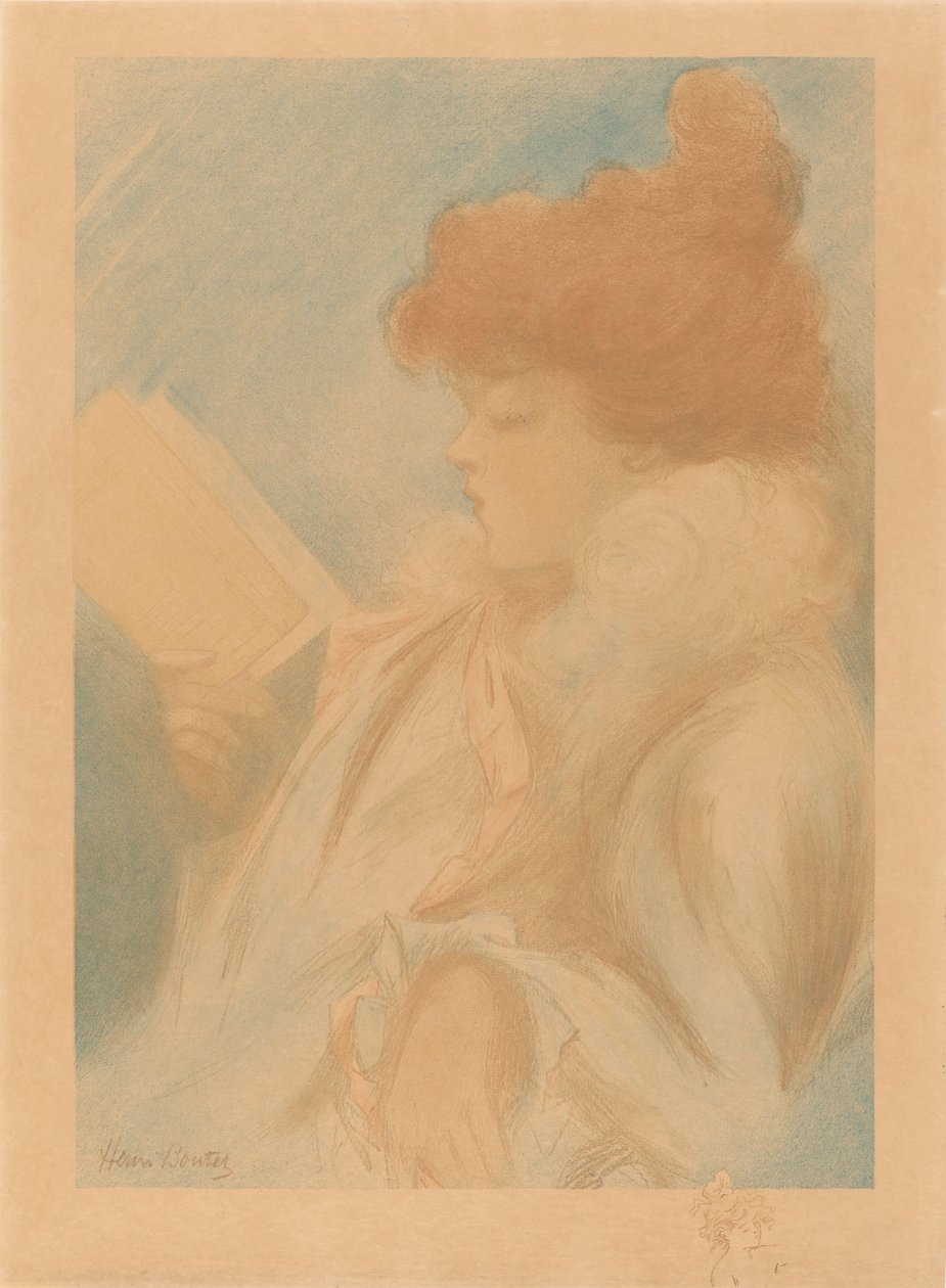 Donna che legge da Henri Boutet
