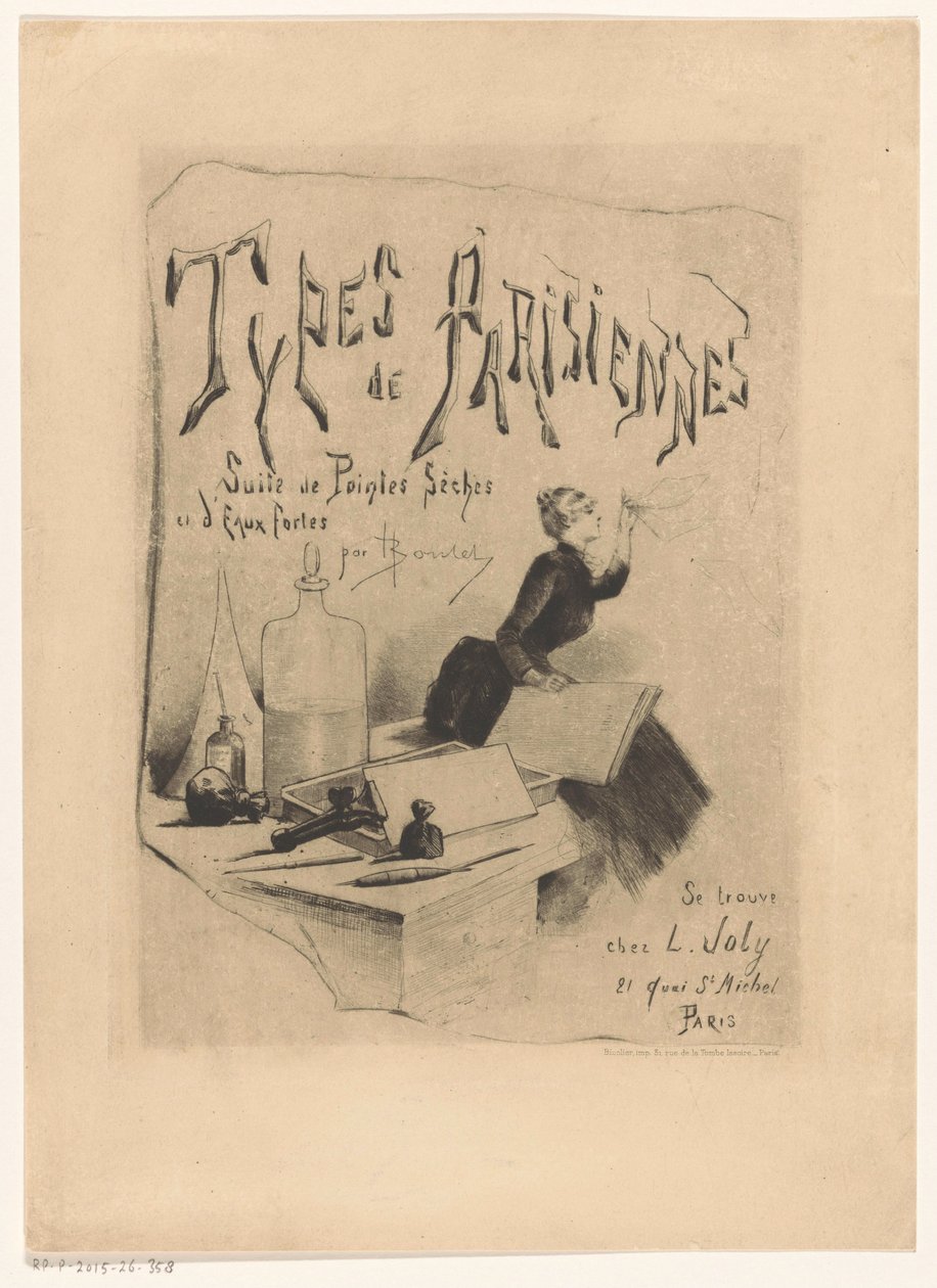 Materiali e strumenti di un incisore da Henri Boutet