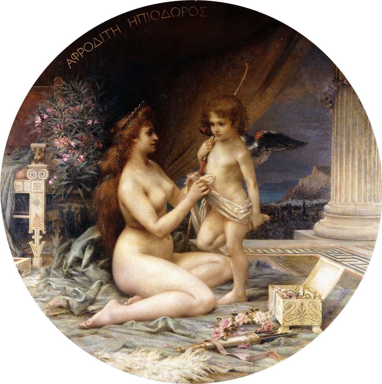 Afrodite ed Eros da Henri Camille Danger