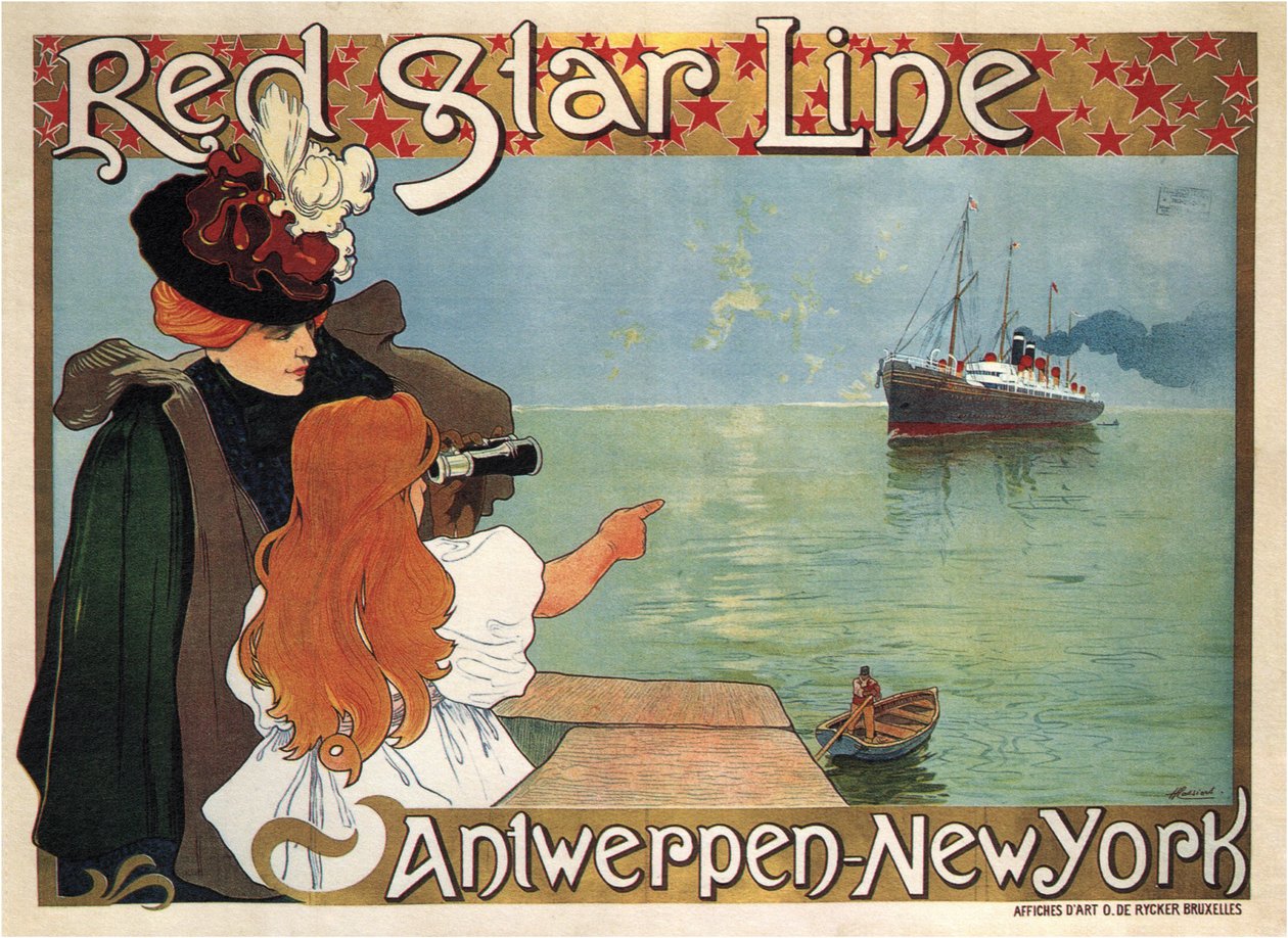 Red Star Line da Henri Cassiers