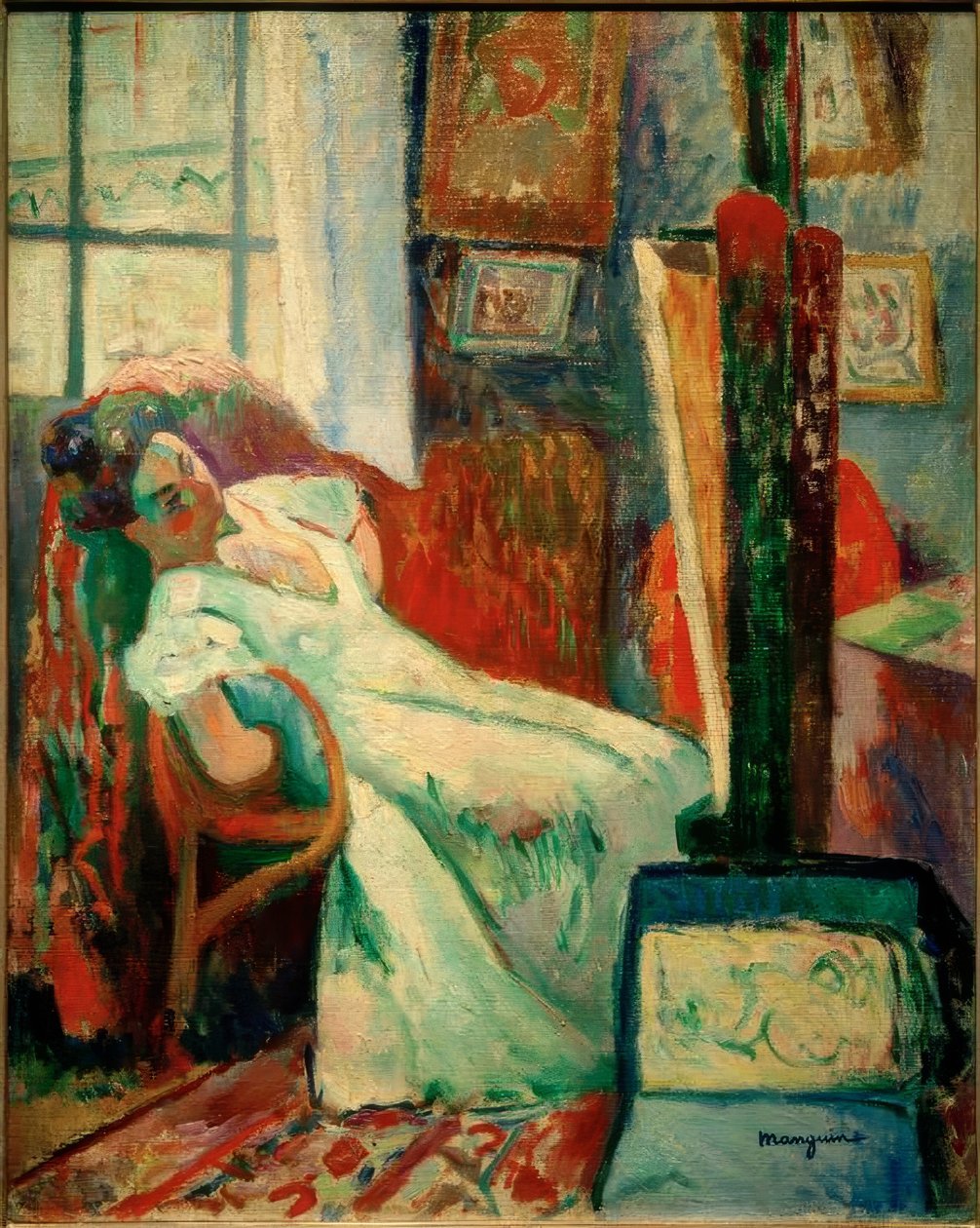 Il riposo del modello (Jeanne) da Henri Charles Manguin