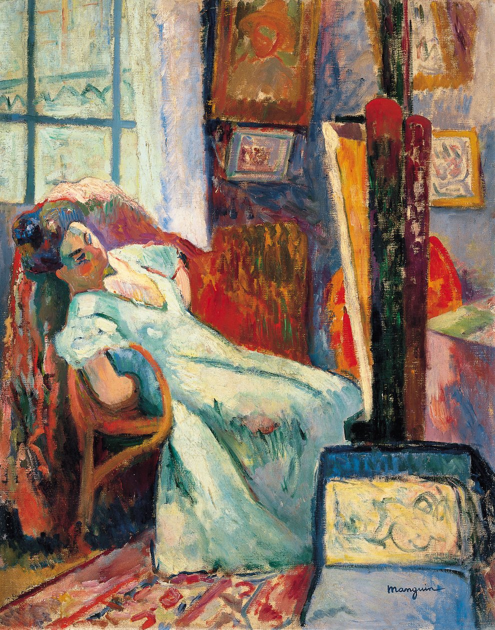 Modello in riposo, 1905 da Henri Charles Manguin