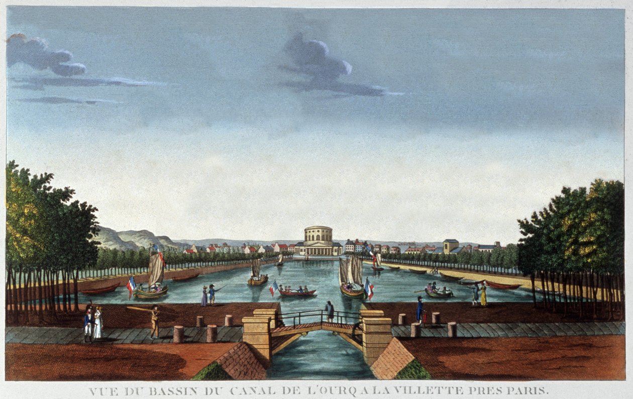 Bassin de la Villette, Parigi da Henri Courvoisier Voisin