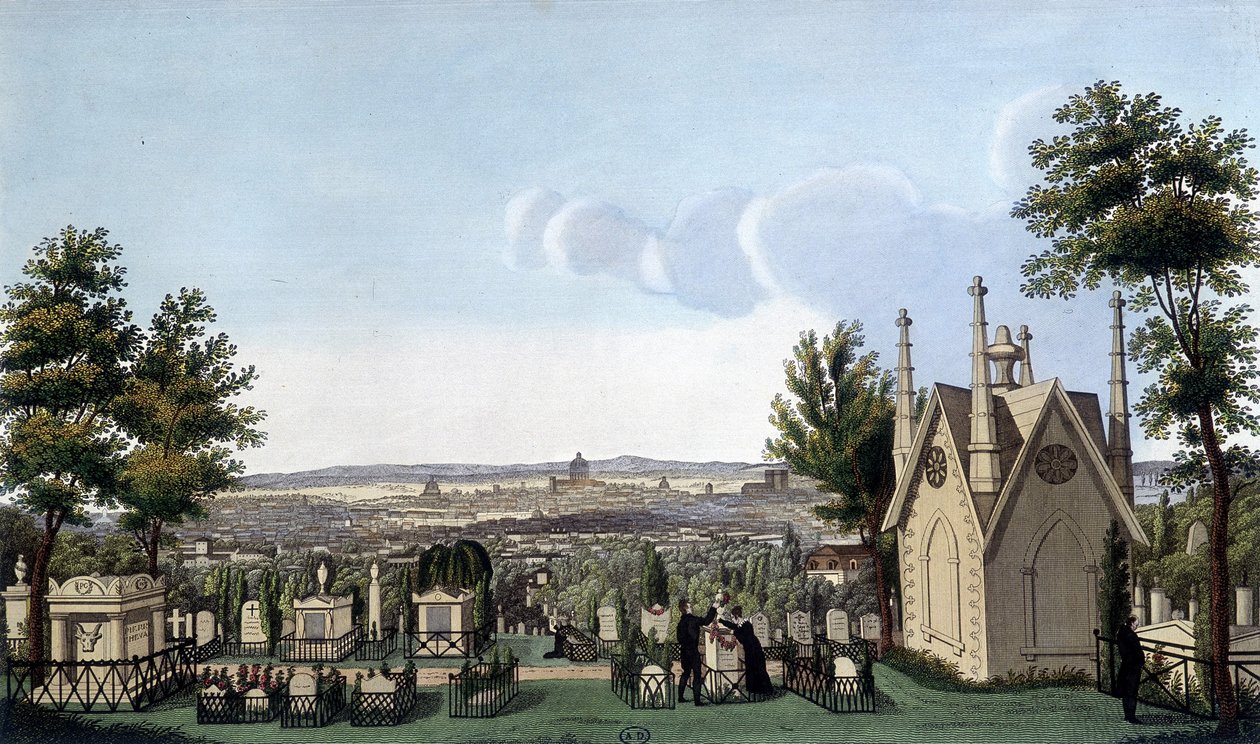 Cimitero del Père Lachaise - di Courvoisier da Henri Courvoisier Voisin