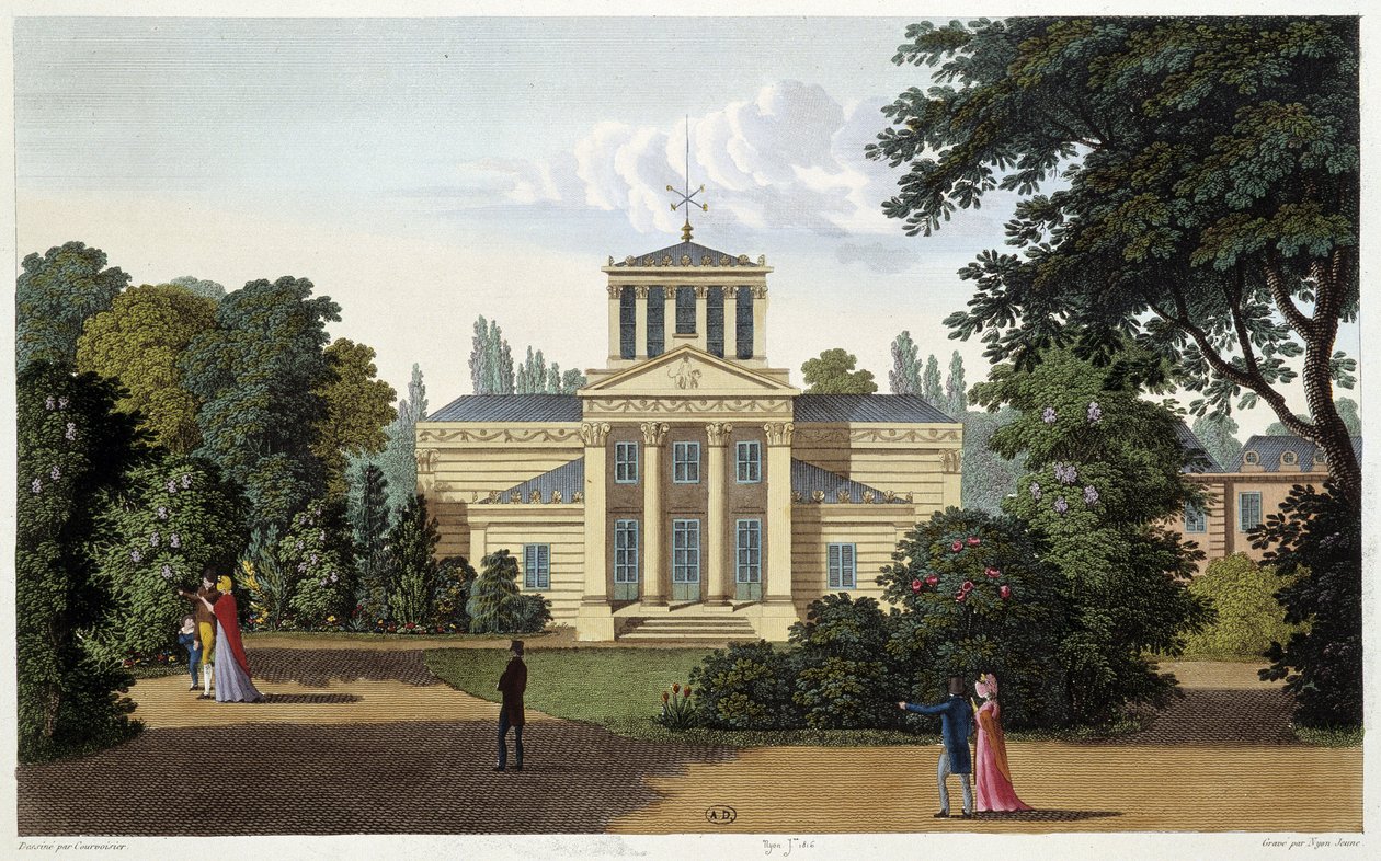 Pavillon du jardin de Monceau da Henri Courvoisier Voisin