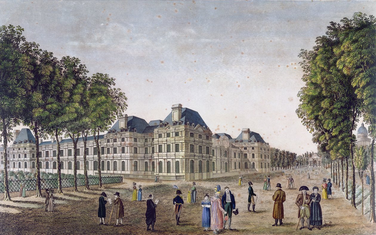 Il Palazzo del Lussemburgo, c.1815-20 da Henri Courvoisier Voisin