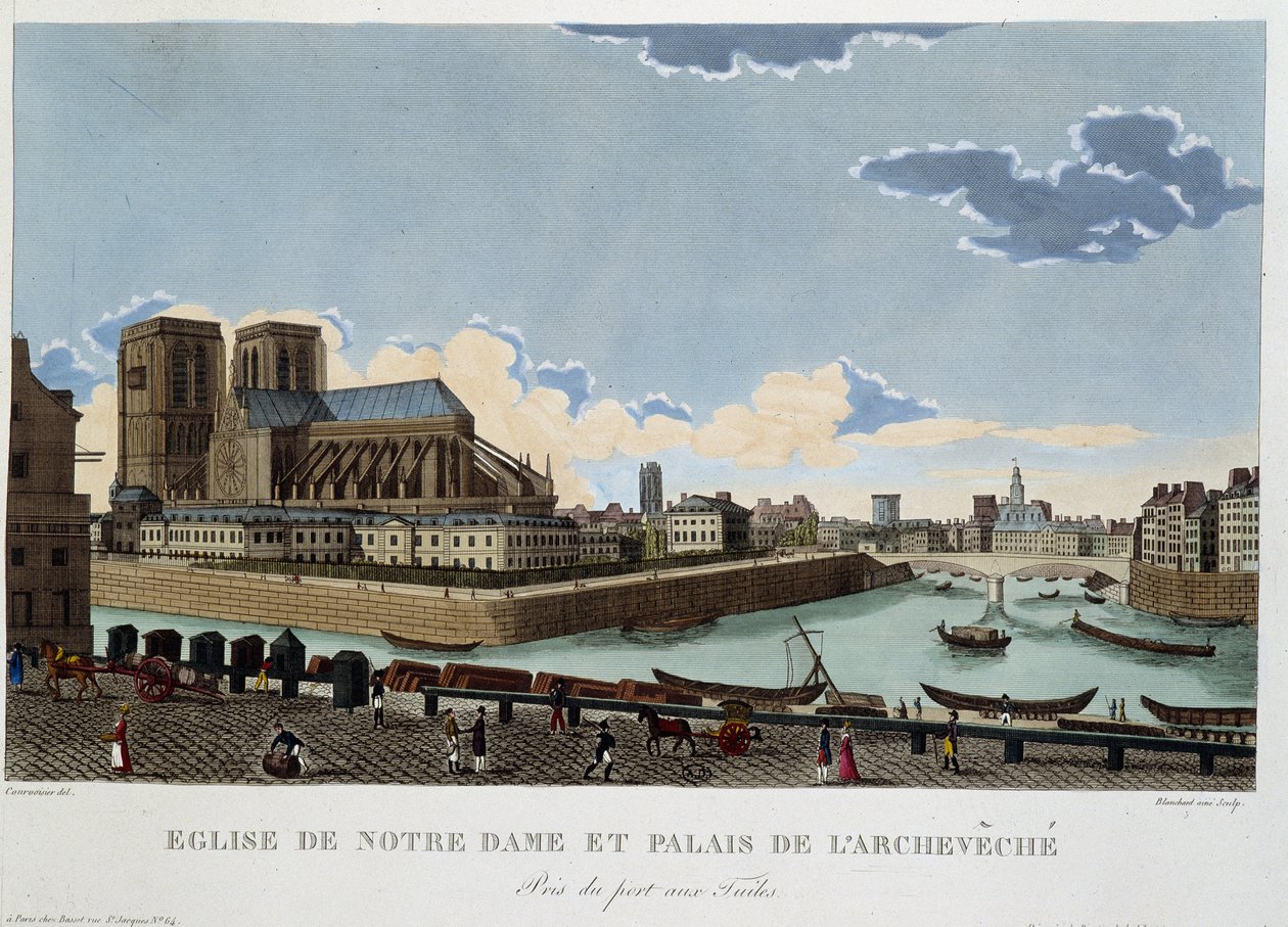 La chiesa di Notre-Dame e il palazzo dell