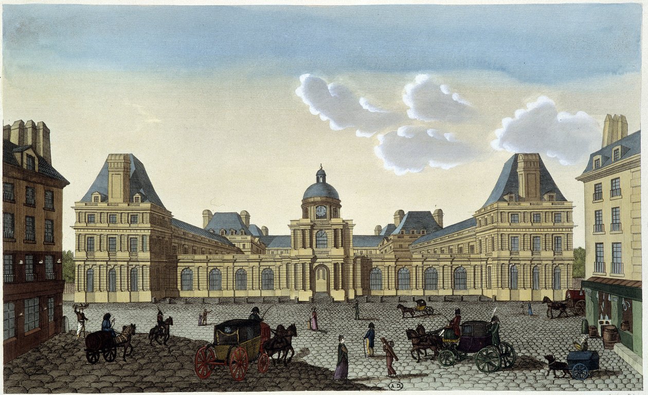 Veduta del Palais du Luxembourg, circa 1820 - in “Vues de Paris” da Henri Courvoisier Voisin