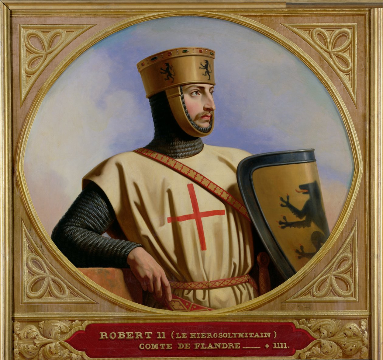 Roberto II il Gerosolimitano, Conte delle Fiandre (m.1111) 1843 da Henri Decaisne