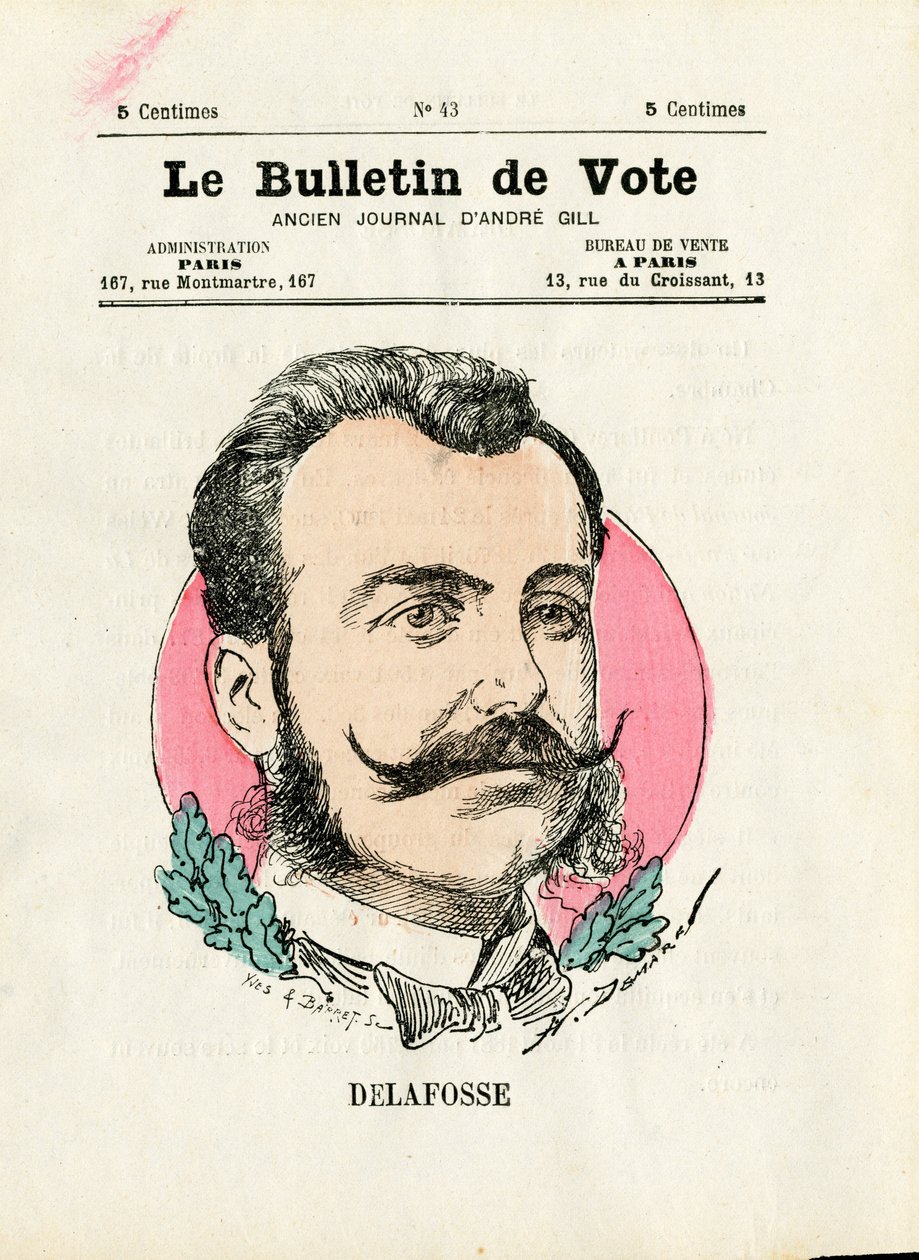 Ballot 2a serie, Satirico a colori: Delafosse - Illustrazione di Henri Demare da Henri Demare