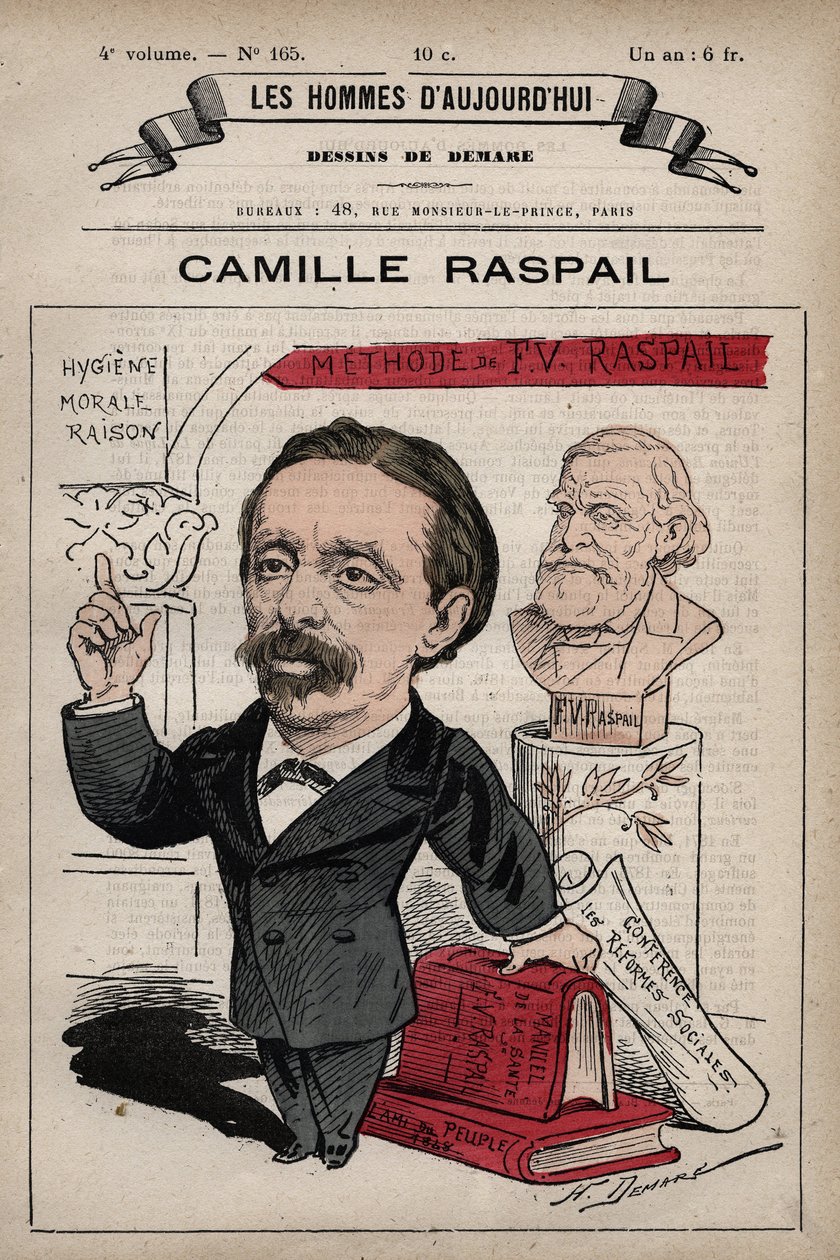 Caricatura di Camille Raspail 1827-1893 politico inglese da 