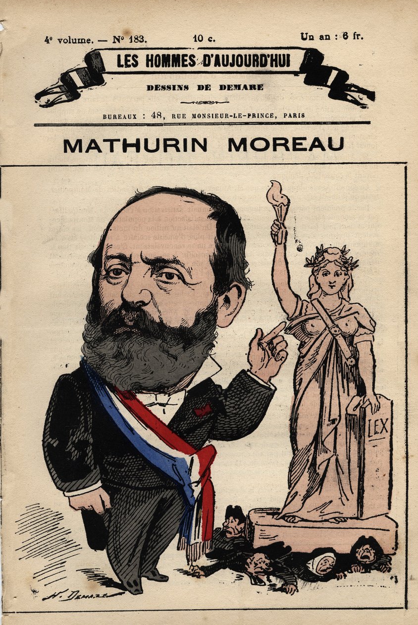 Caricatura di Mathurin Moreau (1822-1912) da 