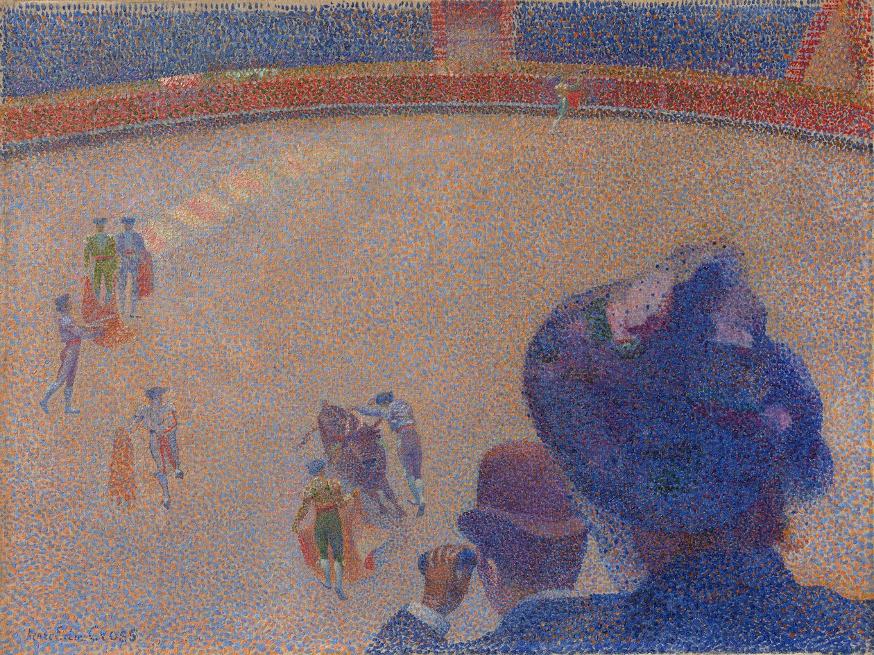 Corse dei tori, 1891-1892 da Henri Edmond Cross
