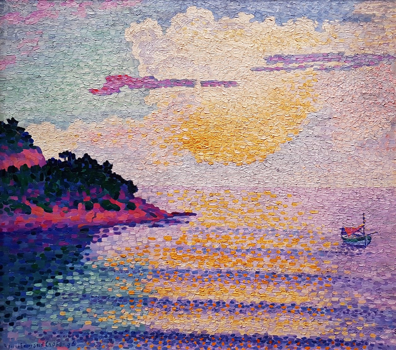 Tramonto sul mare da Henri-Edmond Cross