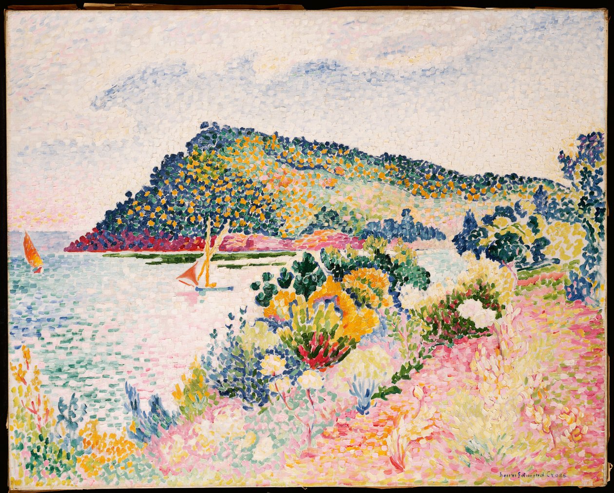 Il Capo Nero, Baia di Pramousquier da Henri Edmond Cross