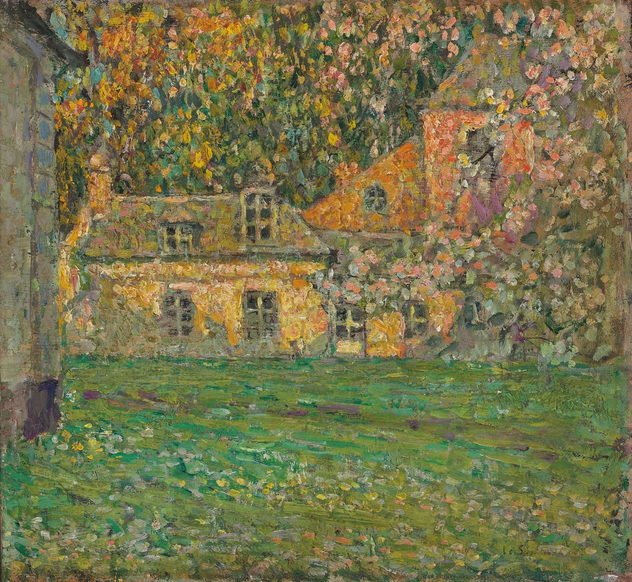 Alberi in fiore da Henri Eugene Augustin Le Sidaner