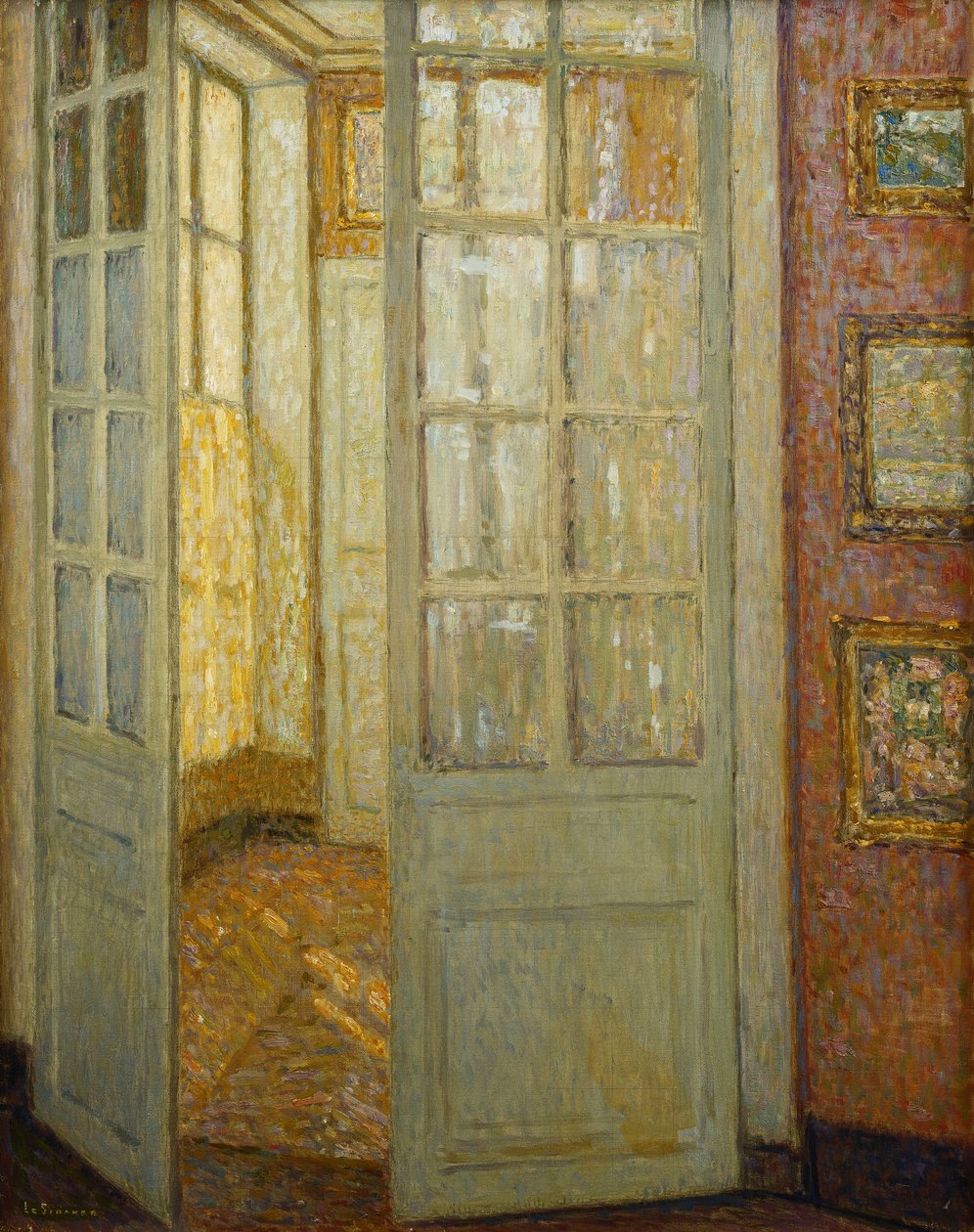 Intimità rosa e oro, Versailles da Henri Eugene Augustin Le Sidaner