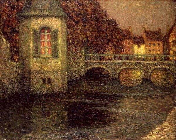 Notte in Normandia da Henri Eugene Augustin Le Sidaner