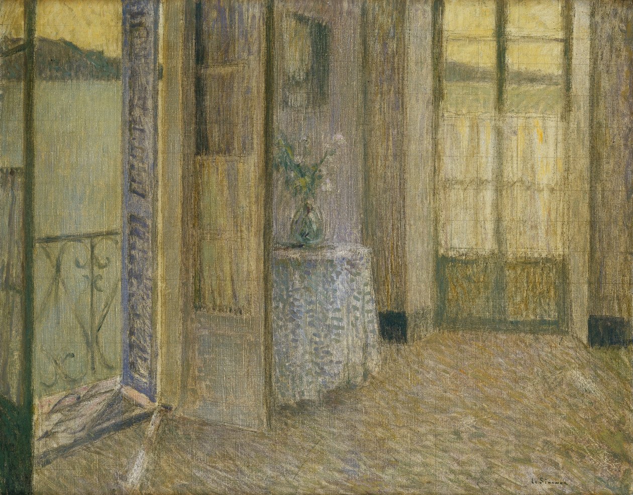 La stanza blu, Villefranche sur Mer da Henri Eugene Augustin Le Sidaner