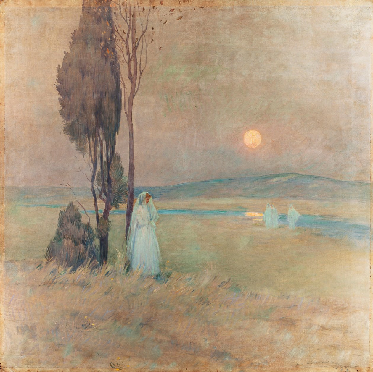 La comunione da Henri Eugene Augustin Le Sidaner