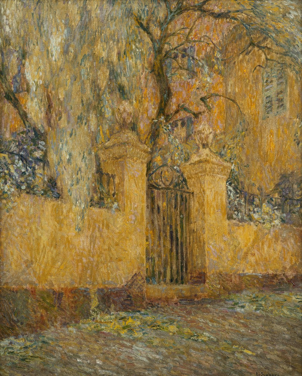 Il cancello da Henri Eugene Augustin Le Sidaner