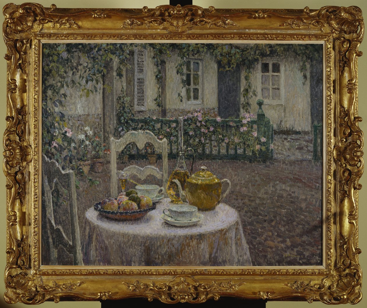 La Tovaglia Rosa da Henri Eugene Augustin Le Sidaner