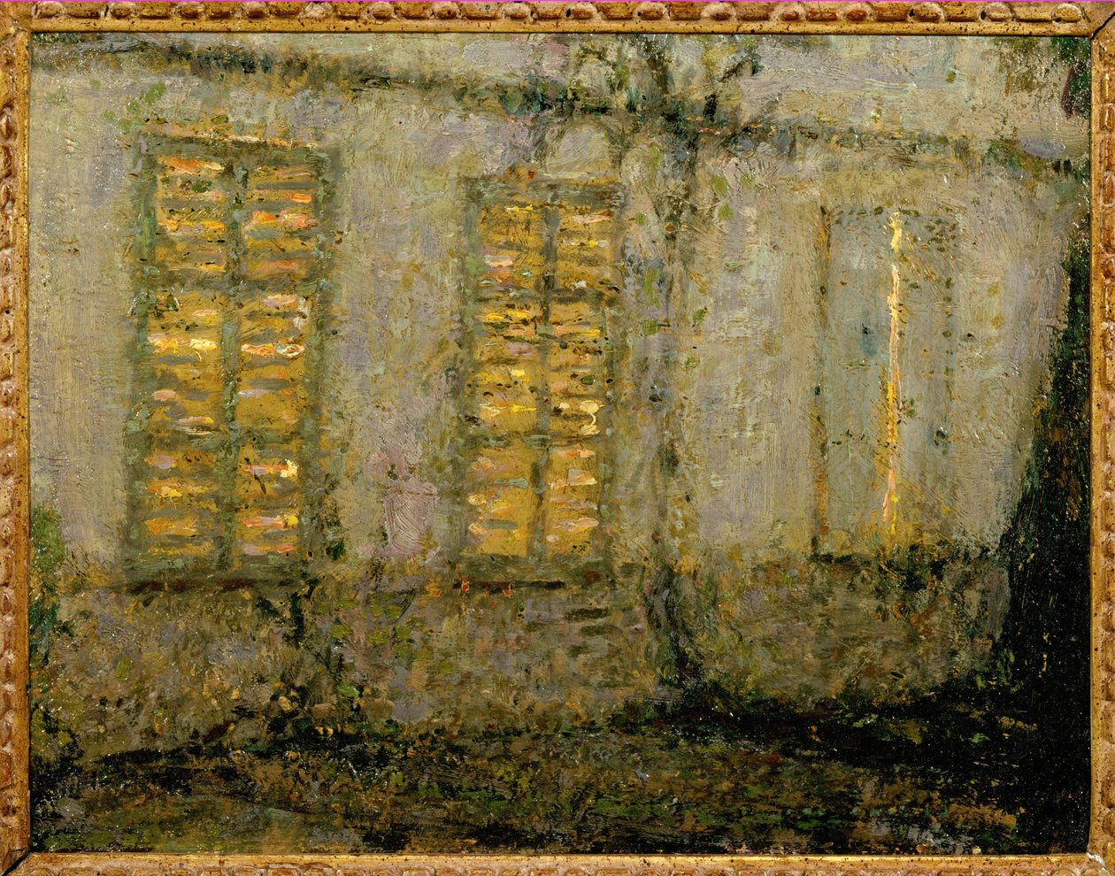 Le persiane chiuse (dipinto su tela) da Henri Eugene Augustin Le Sidaner