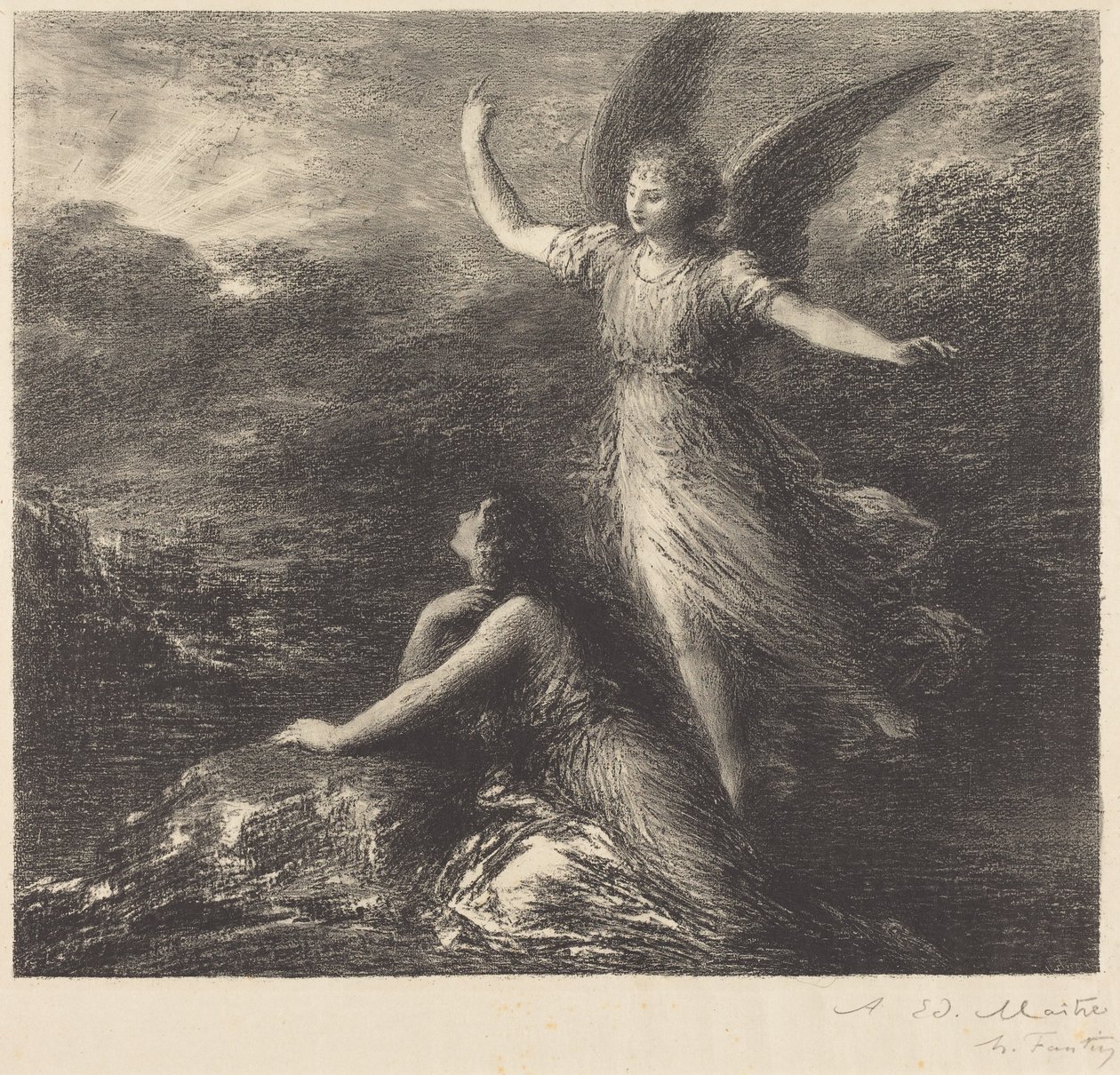 Debutto da "Il paradiso e la peri" (2ª tavola) da Henri Fantin-Latour