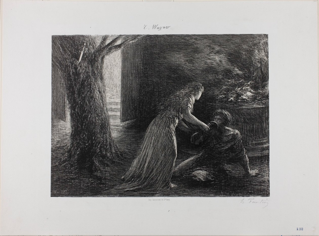 Debutto della Valchiria da Henri Fantin-Latour