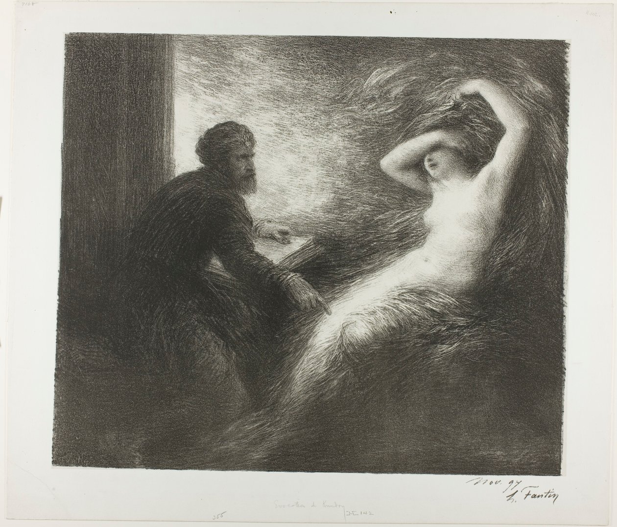 Evocazione di Kundry da Henri Fantin-Latour