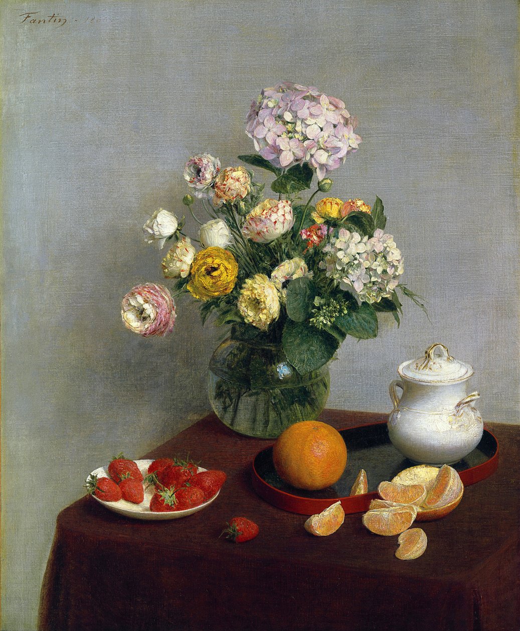 Fiori e frutta da Henri Fantin-Latour
