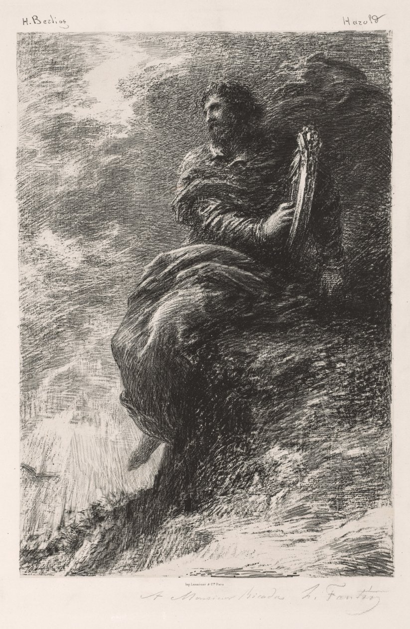 Harolde nelle montagne da Henri Fantin-Latour