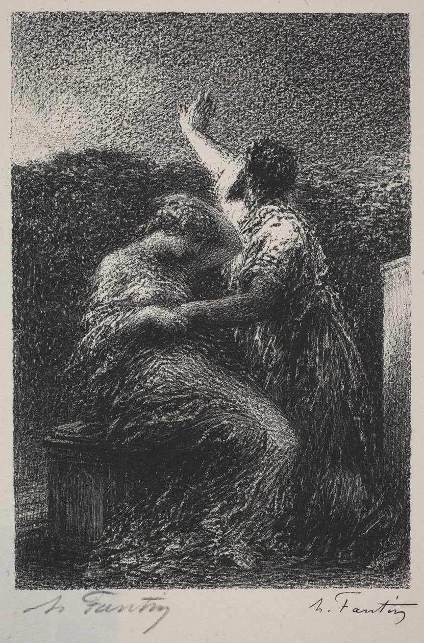 Il mago Balthazar e Fatime da Henri Fantin-Latour