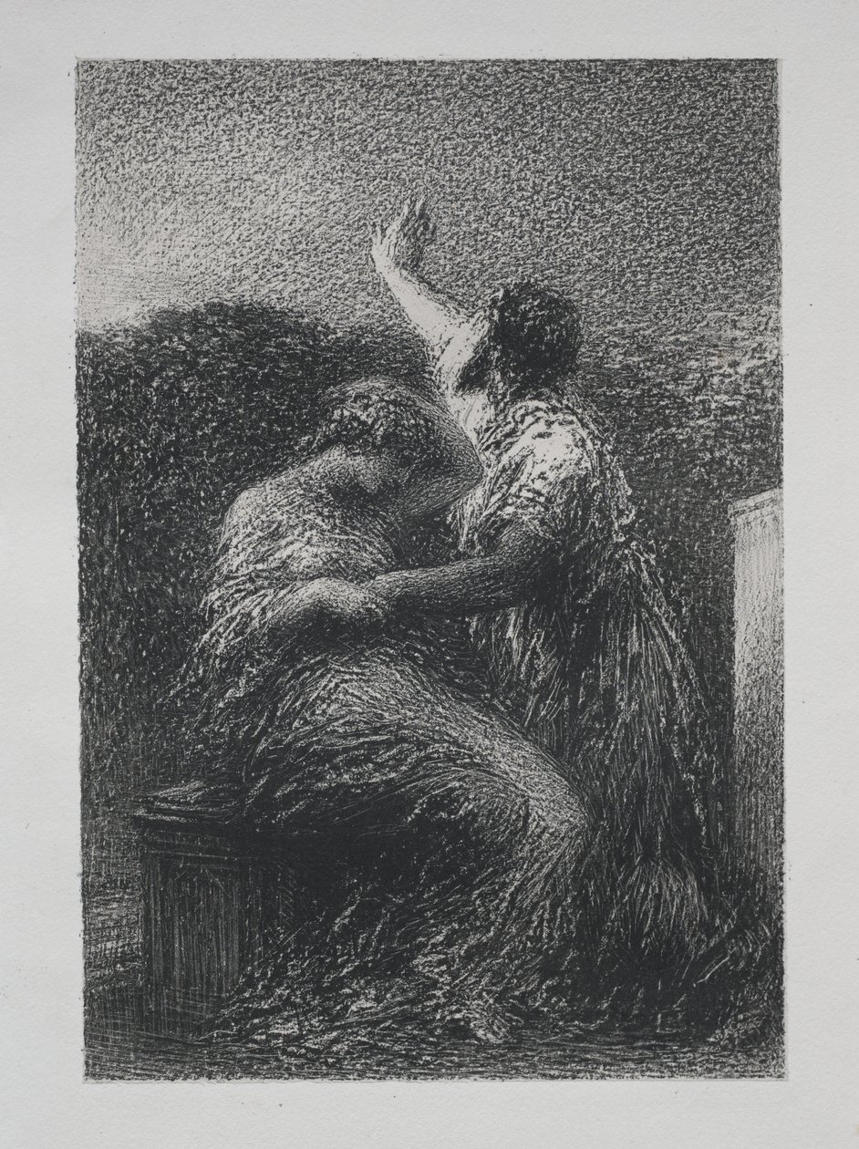 Il mago Baltajar e Fatime da Henri Fantin-Latour