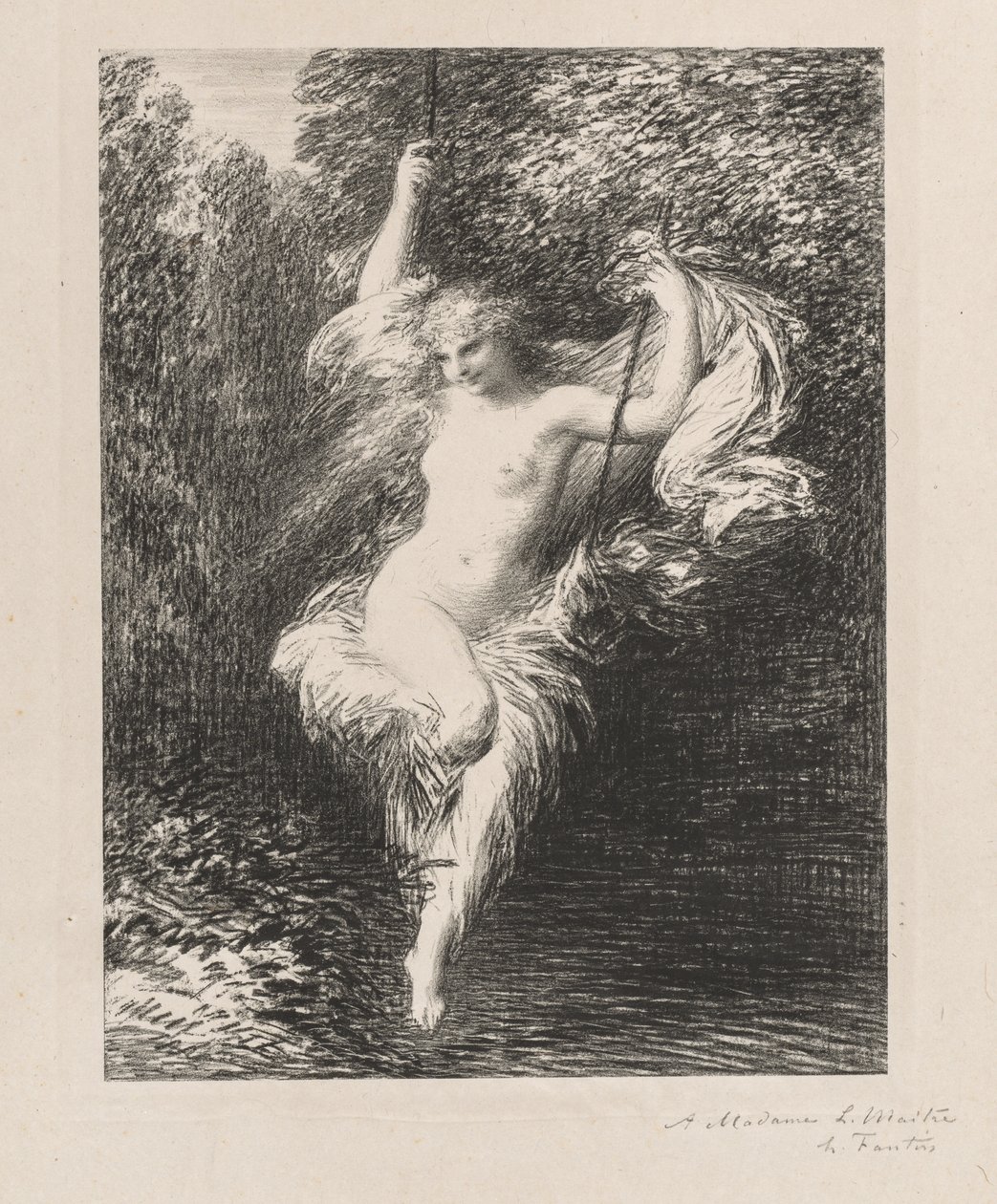 Sarah la Bagnante da Henri Fantin-Latour