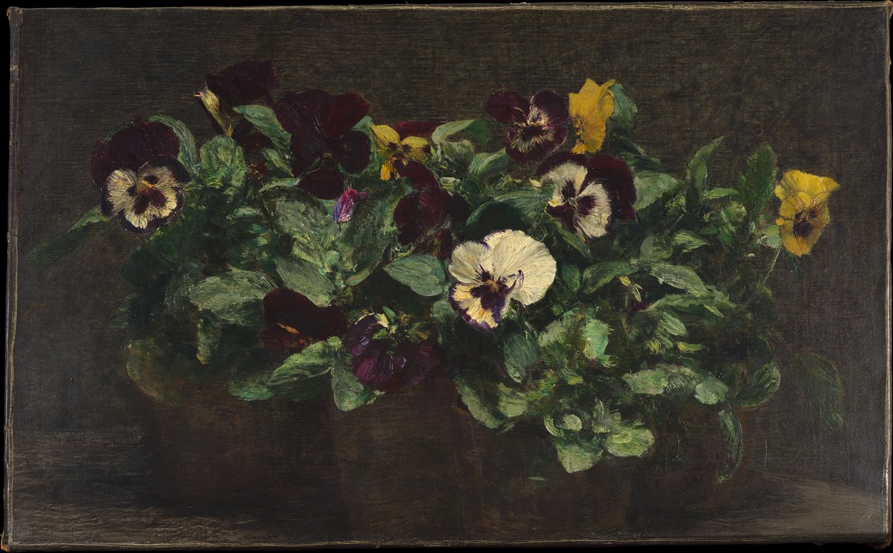Natura morta con viole del pensiero da Henri Fantin-Latour