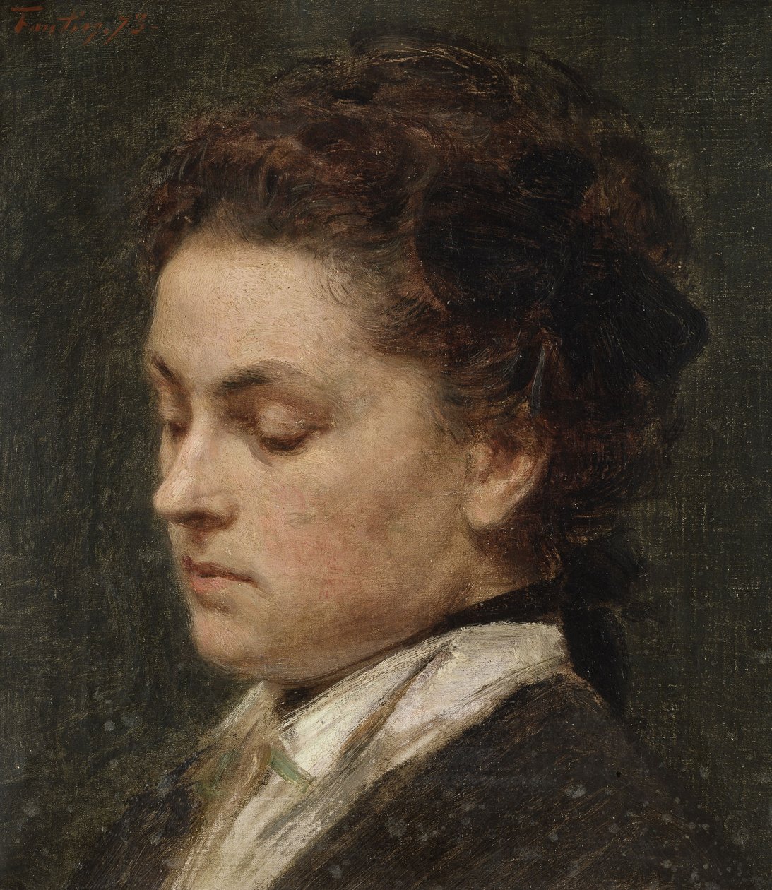 Studio per il ritratto di Victoria Dubourg, moglie dell