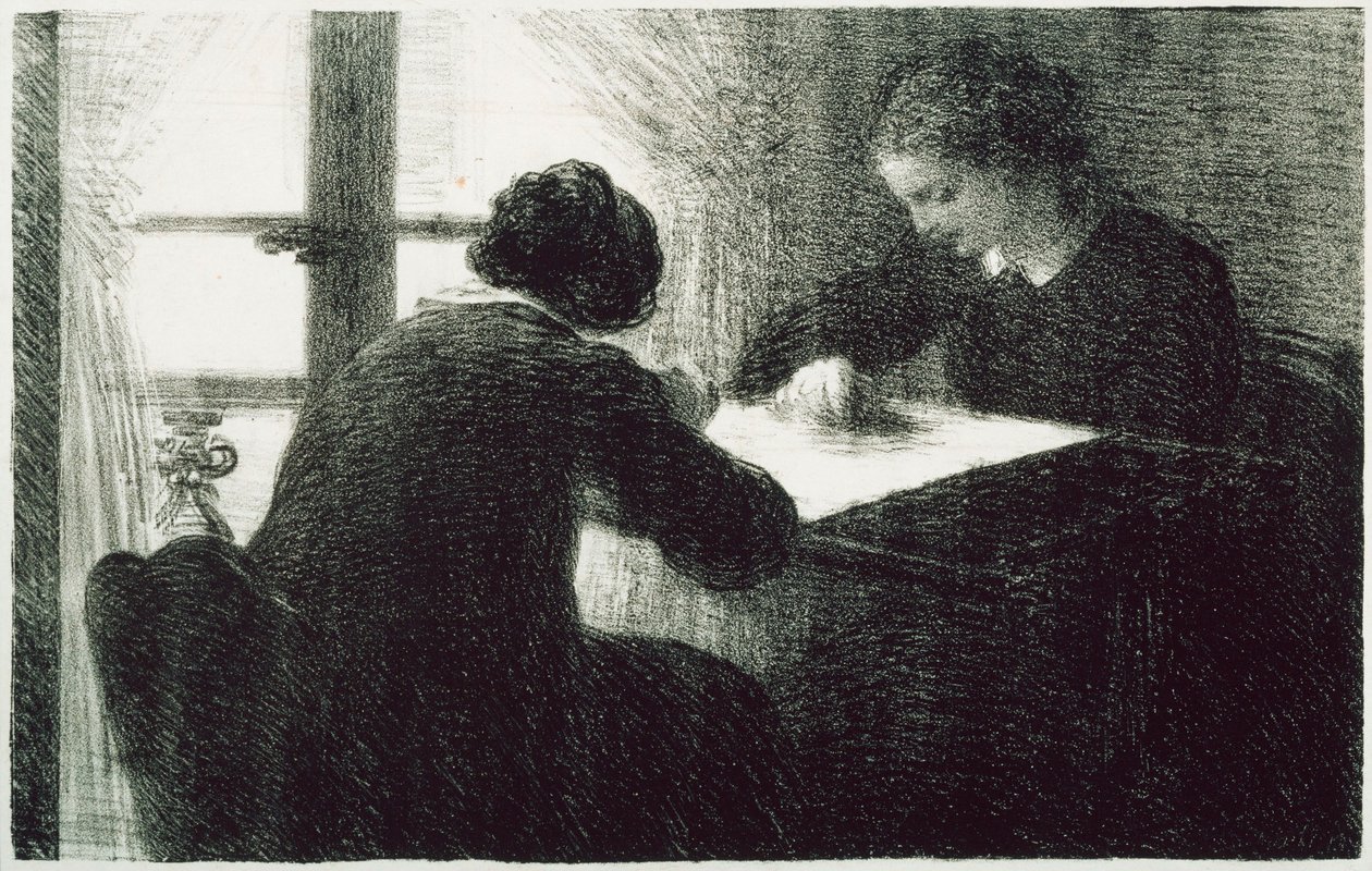 Le ricamatrici (Les Brodeuses) da Henri Fantin-Latour