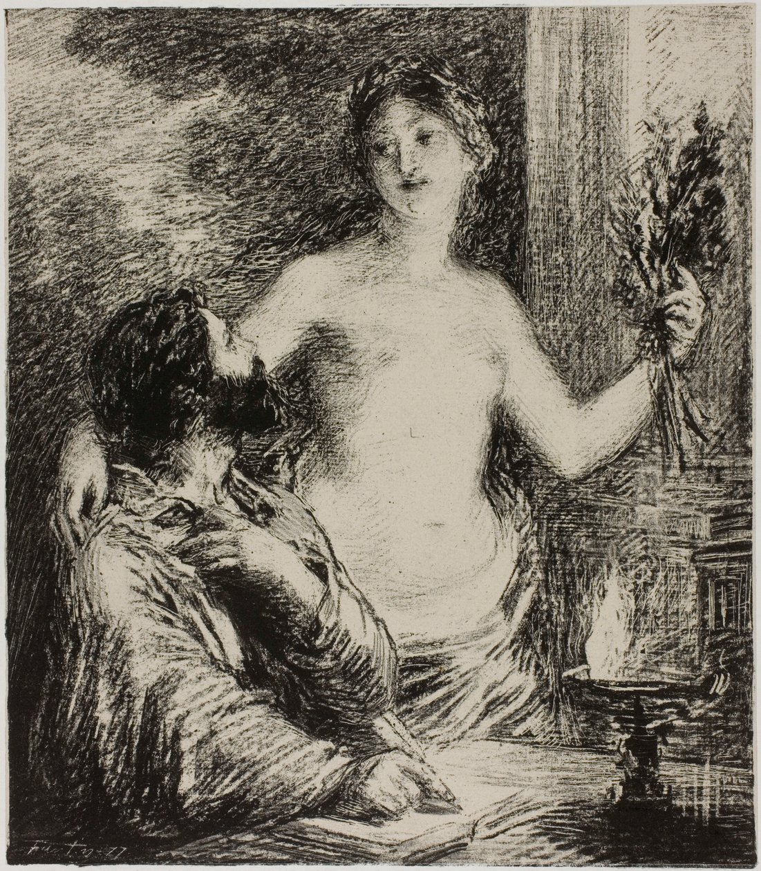 Il musicista da Henri Fantin-Latour