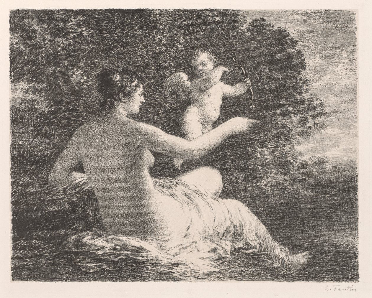 Venere e Cupido da Henri Fantin-Latour