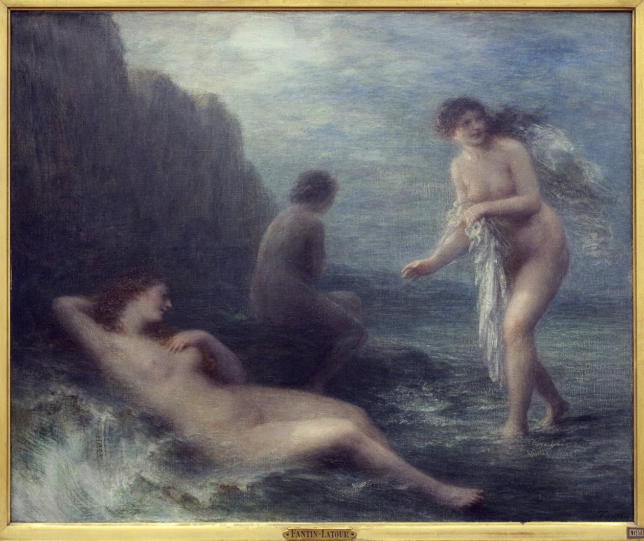 In riva al mare da Ignace Henri Jean Fantin Latour